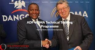 Dangote Foundation-VDMA Technical Training Programme 2022.